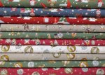 Weihnachtsstoffe verschiedene Designs Baumwolle Webware Meterware